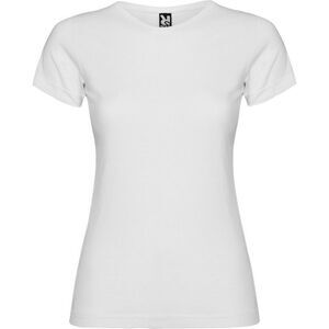 Roly Womens/Ladies Jamaica Short-Sleeved T-Shirt / White